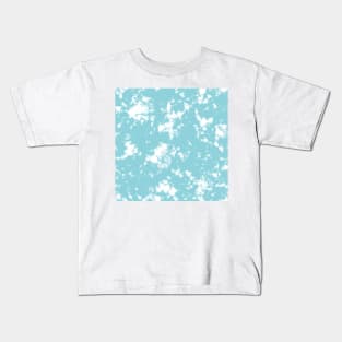 Blue pool water - Tie Dye Shibori Texture Kids T-Shirt